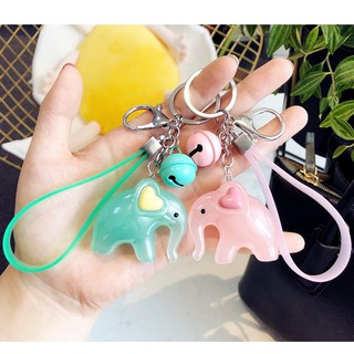 { Giá Rẻ } Móc khóa Voi bằng đá Siêu dễ thương {S66}