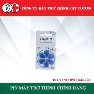 PIN MÁY TRỢ THÍNH ( pin 675 ) - Hàng chính hãng SIGNIA ( SIEMENS ), dùng cho tất cả các loại máy trợ thính sau tai SP