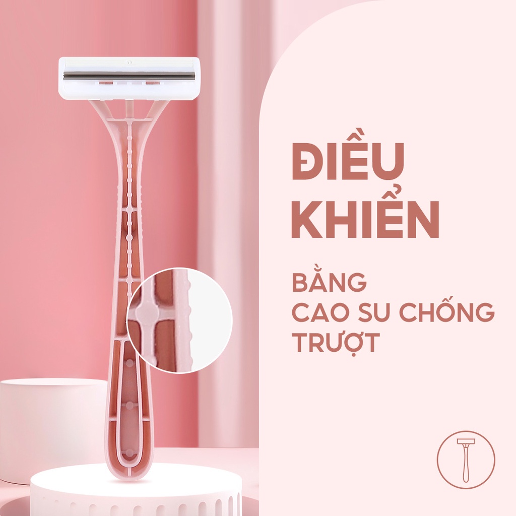 Dao cạo nữ Miniso 2 lưỡi  - Hàng chính hãng