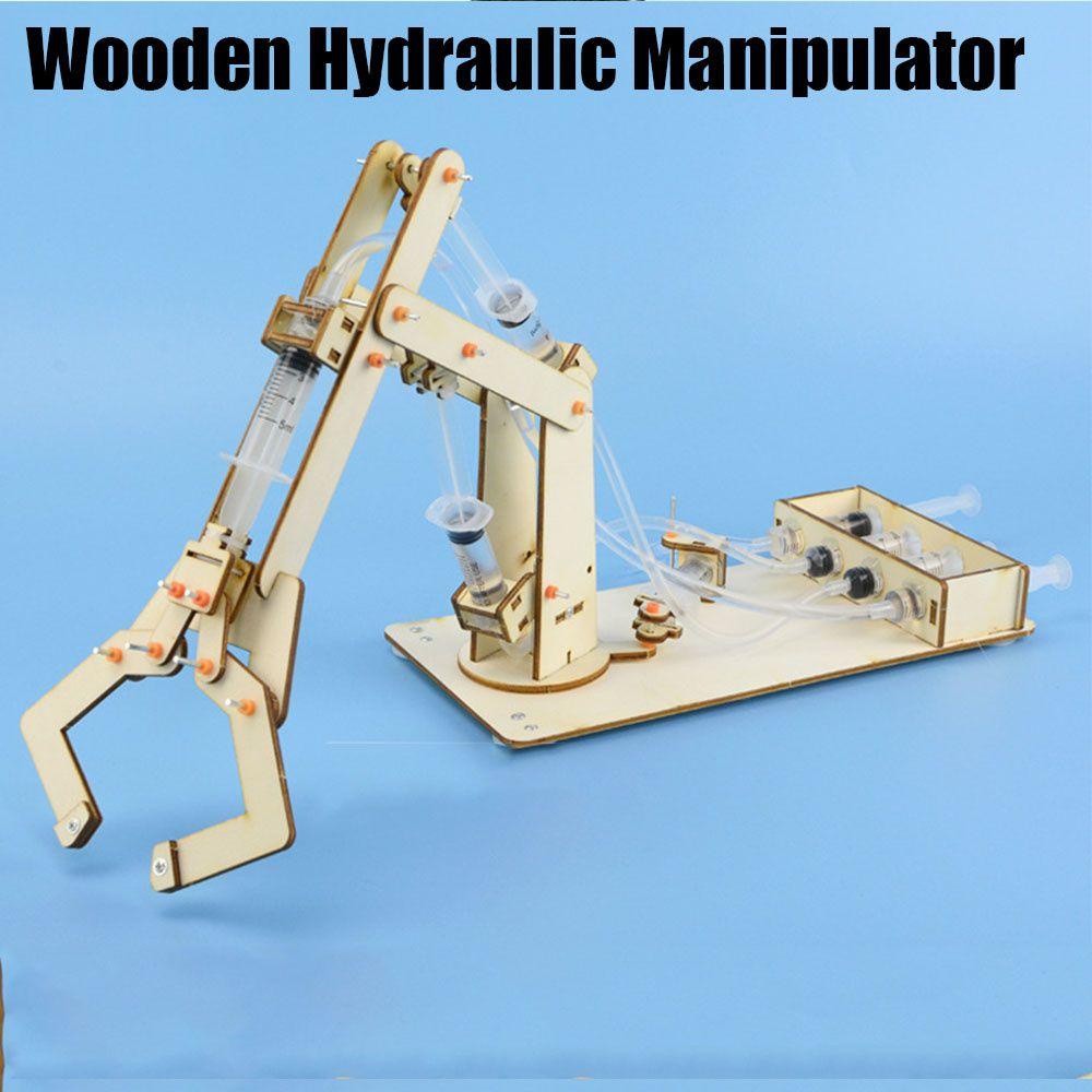Máy Xúc Thủy Lực LAYOR1 Bằng Gỗ DIY Cho Bé