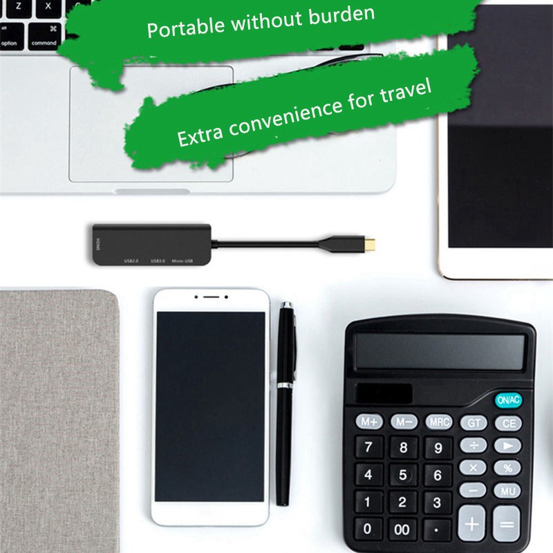 Đế Sạc Loại C Usb 3.0 + Usb2.0 + Micro-Usb + Hdmi-Compatible