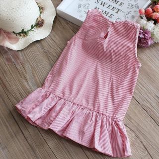 Váy thủy thủ hồng bé gái ( Ảnh thật)
