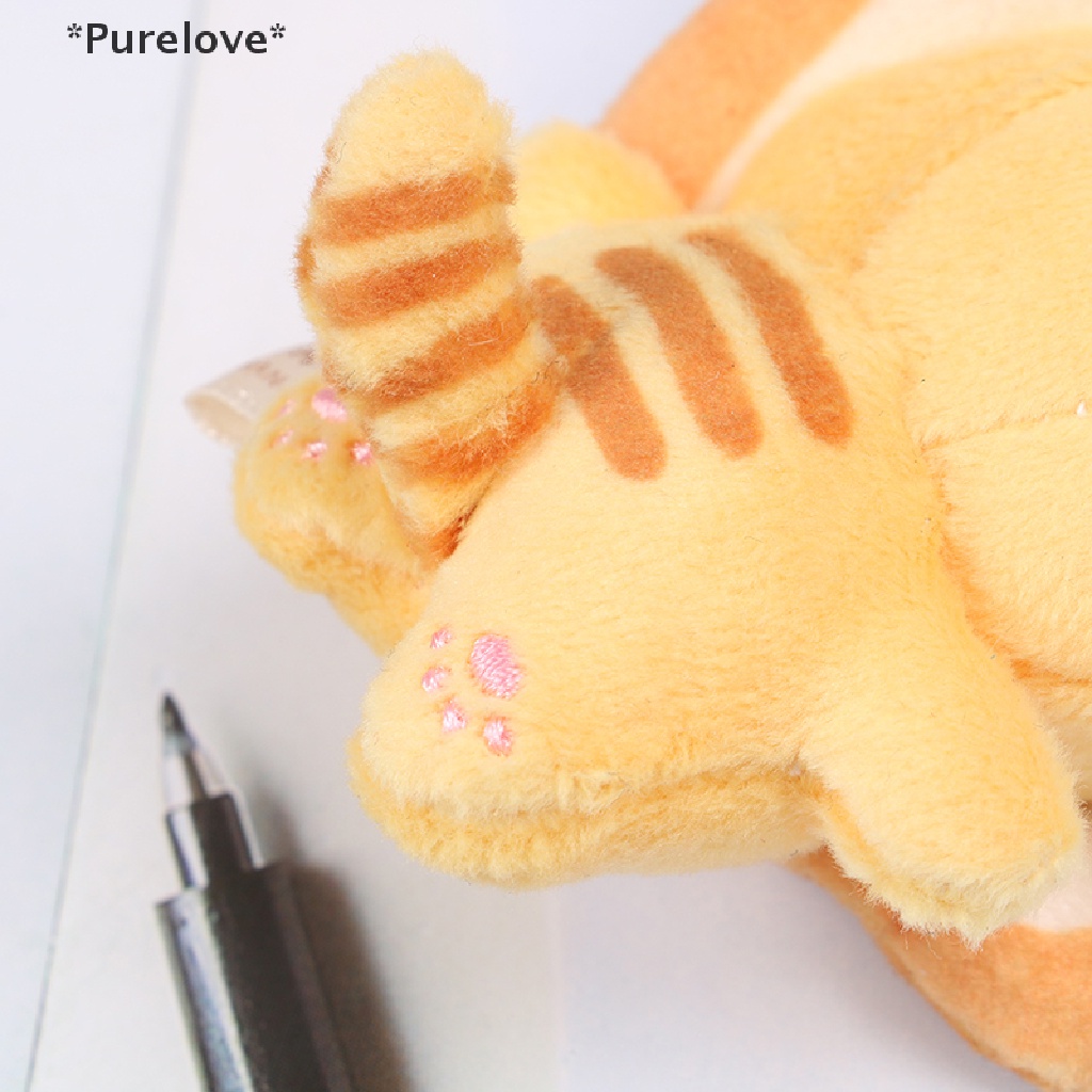 [Purelove] Thú Nhồi Bông Hình Mèo Bánh Mì / Mèo Vàng Nhỏ Có Móc Treo Trang Trí [Hot