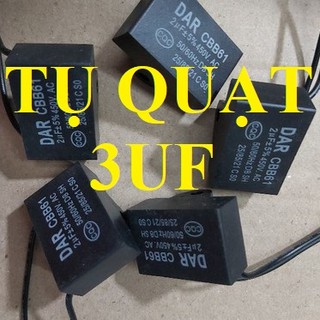 Tụ quạt 3uF 450V - Tụ điện loại tốt, cực bền