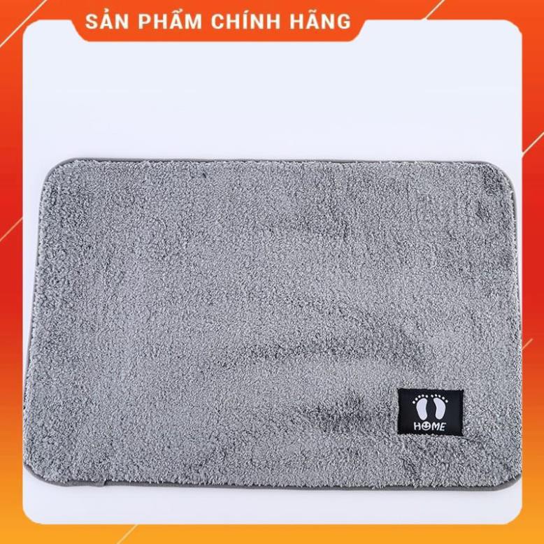 CHÍNH HÃNG -  Thảm chùi chân nỉ thêu đẹp 40x60 cm cao cấp,thảm lau chân nhà tắm nỉ