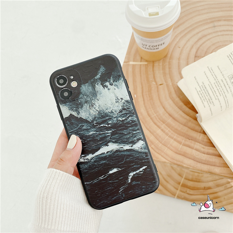 Ốp điện thoại TPU họa tiết cơn sóng 3D cho IPHONE 11 IPHONE 8PLUS 7PLUS 6 6S 7 8 PLUS X XR XS MAX 11PRO MAX | BigBuy360 - bigbuy360.vn