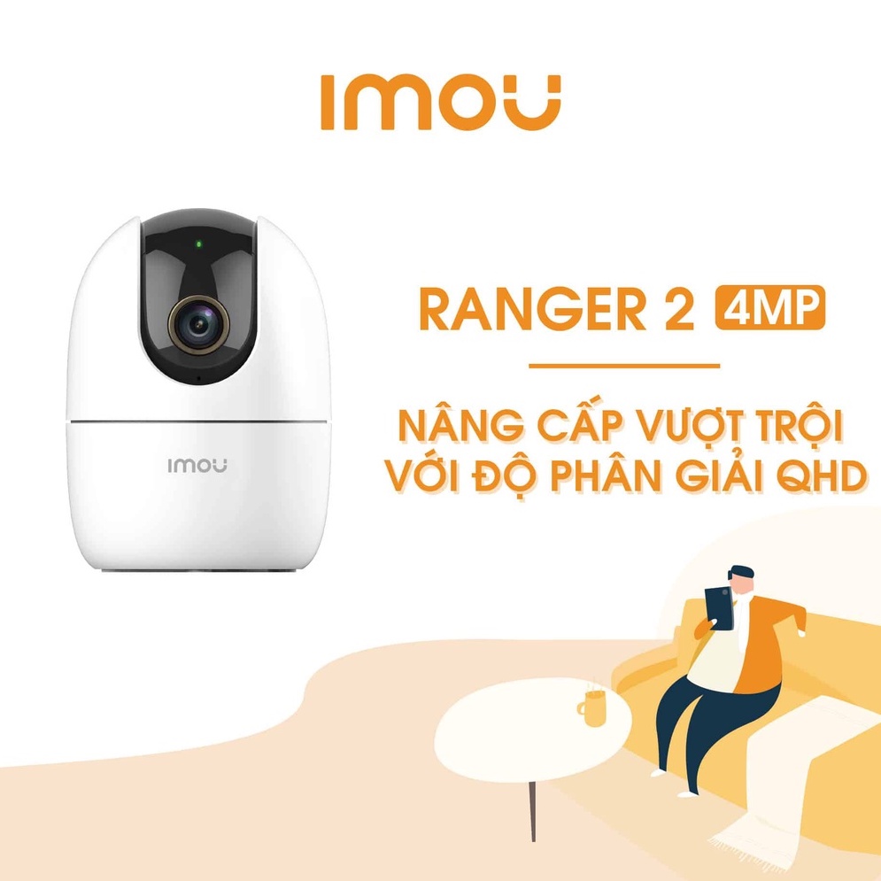 Camera IP WIFI XOAY 360 2M IMOU Ranger2 A42 A42P - A22EP Trong Nhà Còi Hú Báo Động, chính hãng, bảo hành 24 tháng.