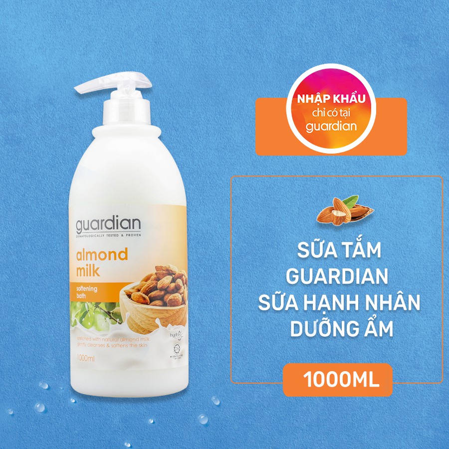 Sữa Tắm Guardian Sữa Hạnh Nhân Dưỡng Ẩm 1000ML | BigBuy360 - bigbuy360.vn