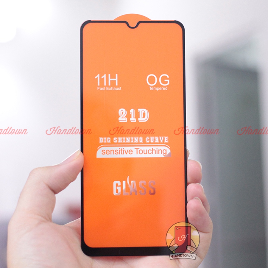 Kính Cường lực 21D Realme C11 2021 Full Màn Đen Full Keo Không Chấm Li Ti Bảo Vệ Màn Hình khỏi Trầy Xước Va Đập Cực Tốt