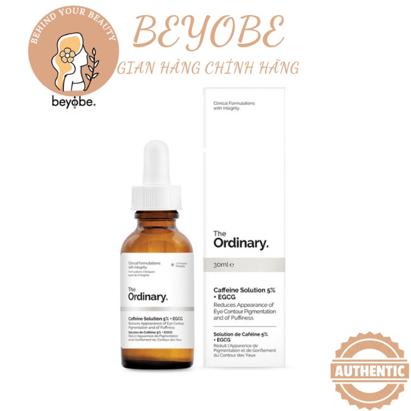 [BILL HÀN- ĐÍNH KÈM ẢNH] Serum thâm mắt quầng thâm trũng mắt The Ordinary Caffeine Solution 5% + EGCG 30ml