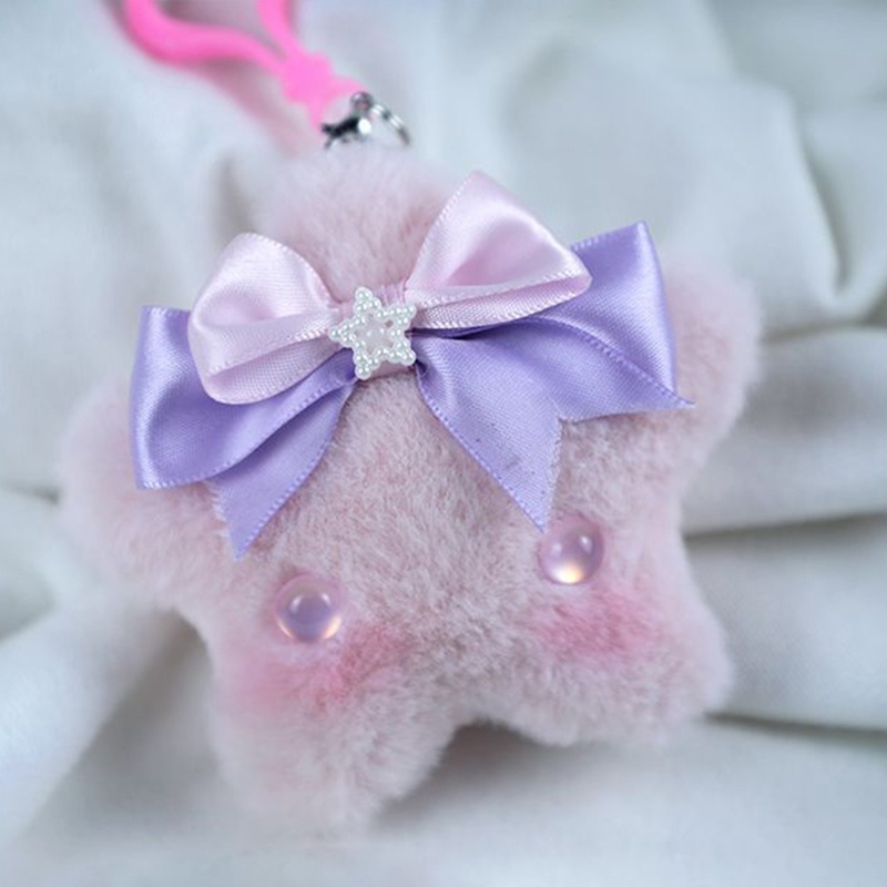 Móc Khóa Hình Ngôi Sao Nhồi Bông Dễ Thương