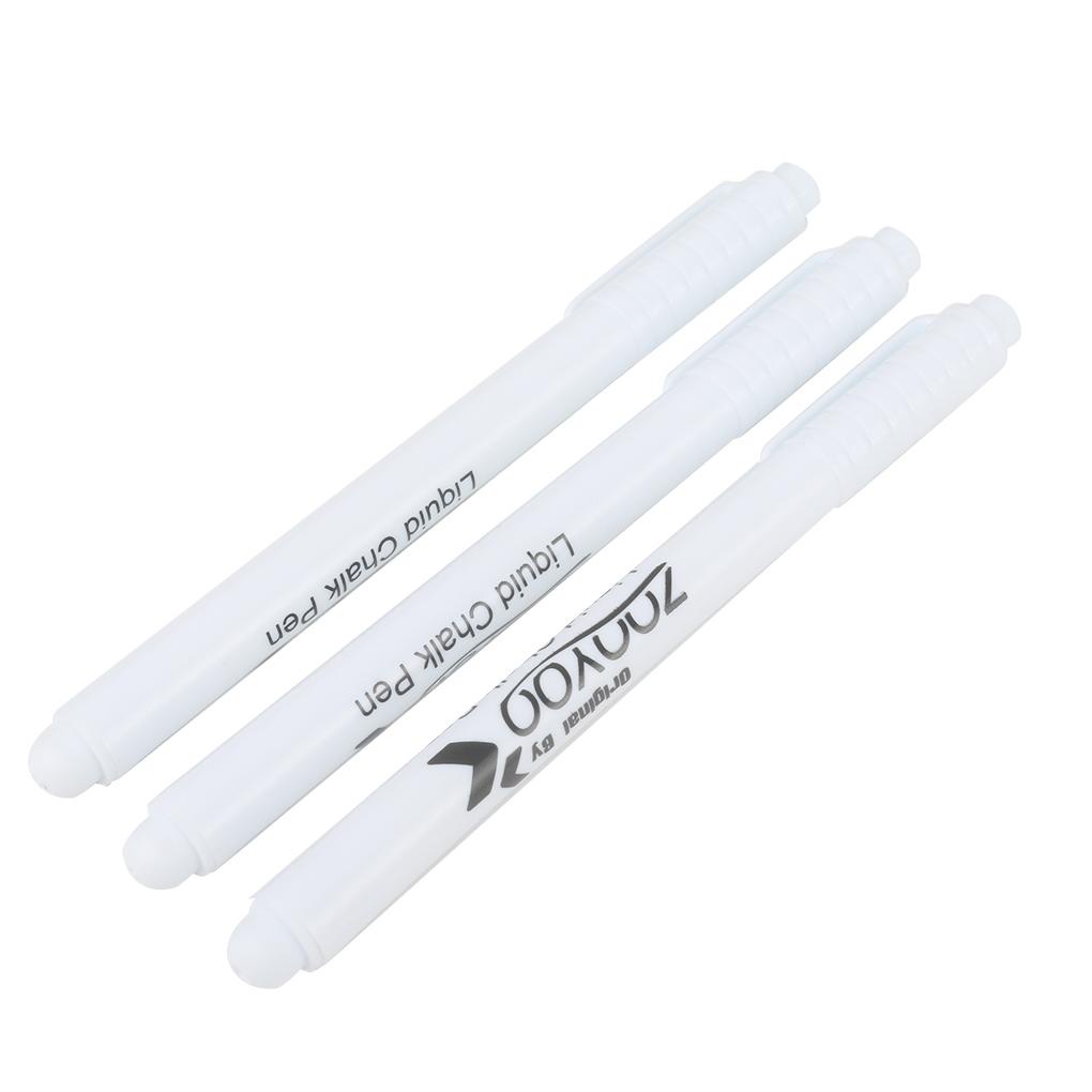 Set 3 Bút Dạng Lỏng Màu Trắng Để Vẽ Bảng Đen Dán Tường