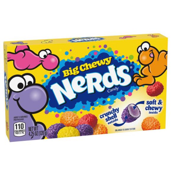 Kẹo Nerds Rainbow cầu vồng hộp 141.7g Mỹ