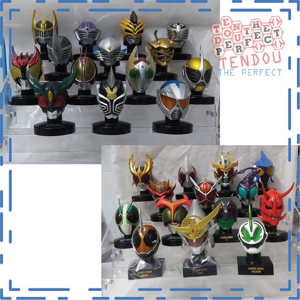 Mô Hình Nhân Vật Head Kamen Rider Tỷ Lệ 1/6 Chính Hãng Bandai