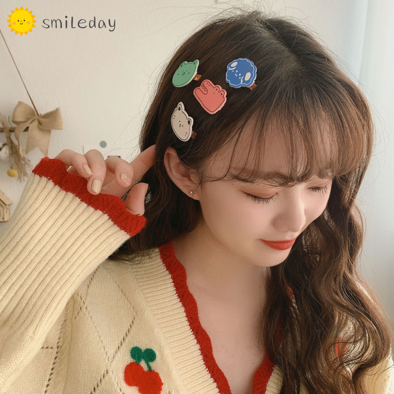 Kẹp tóc Smileday hình động vật thiết kế xinh xắn dành cho nữ