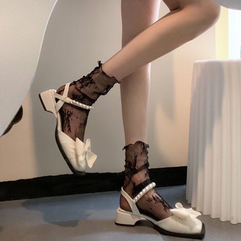 2023 Thời Trang Mới Dép Thông Thường Đế Mềm Tăng độ Thoải Mái Cho Học Sinh Giày Nữ Mary Jane