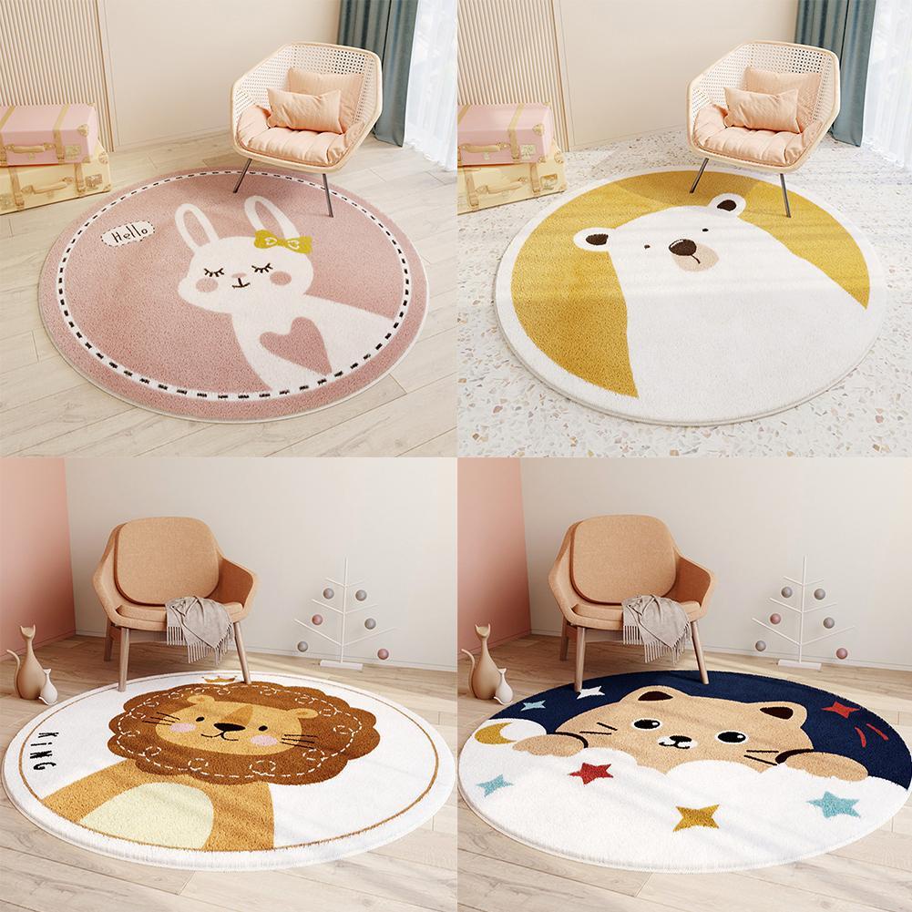 Đệm ngồi hình tròn họa tiết hoạt hình dễ thương dành bé cho L2C3