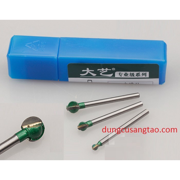 Đầu phá thô hình cầu trục 6mm / mũi phá thô quả đào cán 6mm loại ngắn L60mm
