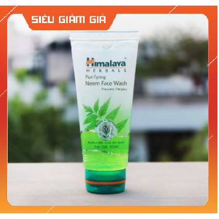 Sữa rửa mặt giảm mụn mờ thâm và sạch dầu thừa Himalaya Purifying Neem Face Wash