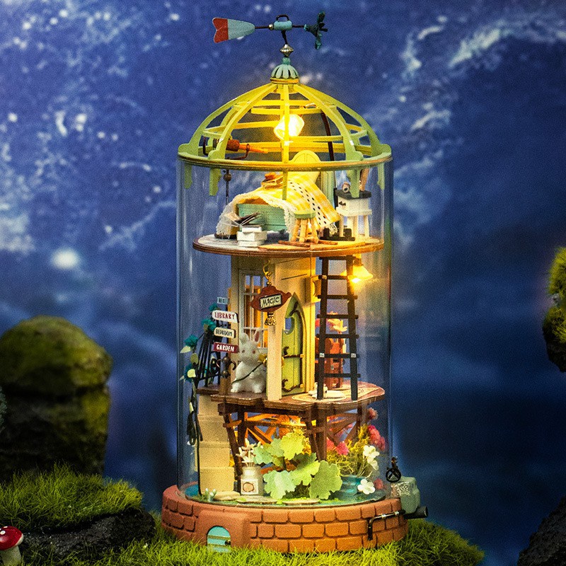 Mô Hình 3D Gỗ Robotime Nhà Tí Hon Robotime Series Mysterious World  DS001 - DS004
