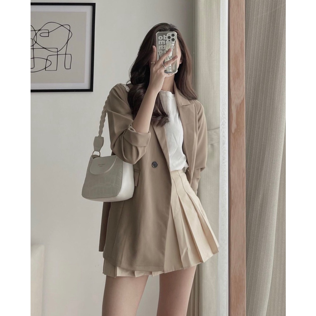 Áo Blazer 2 cúc (6082) (Ảnh/Video tự chụp)