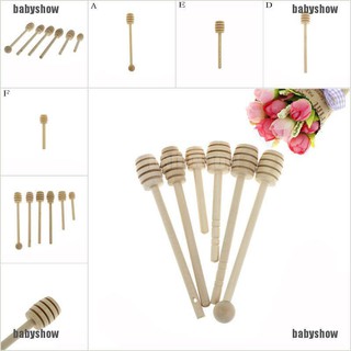 Muỗng gỗ múc mật ong cán dài