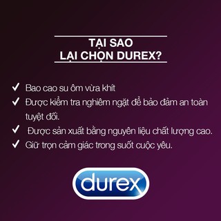 (CHE TÊN SP) BAO CAO SU DUREX FETHERLITE ULTIMA