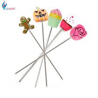 Que thử bánh inox hình Kitty / Bí ngô / Bánh gừng / hoa hồng- Cake tester