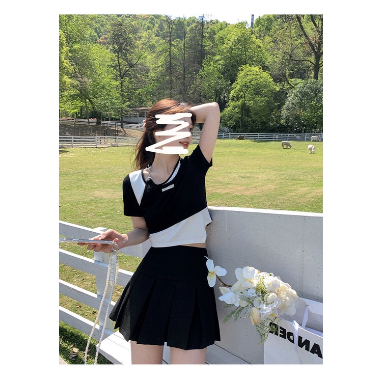 Áo Thun Tay Ngắn Phong Cách Thời Trang Mùa Hè Hàng Mới 2022 Dành Cho Nữ