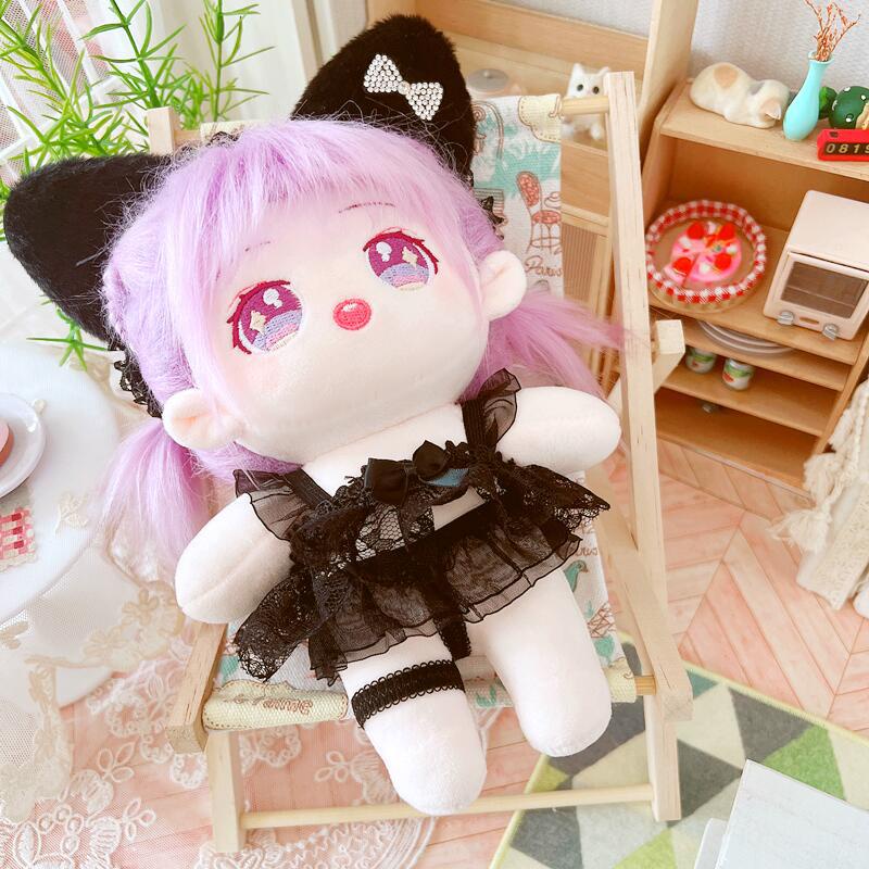 Búp Bê Nhồi Bông 20CM Màu Trắng Đen Gợi Cảm