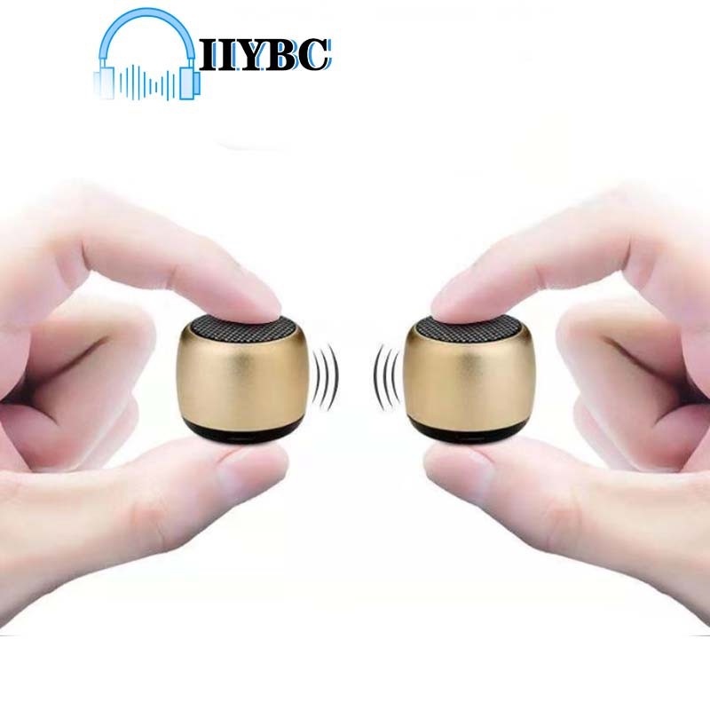 Loa mini Loa Bluetooth không dây Loa siêu trầm Bluetooth âm thanh nổi đa năng Kích thước nhỏ Di động