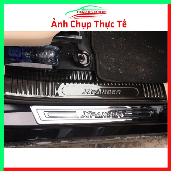 Ốp bậc cửa nẹp bước chân TITAN ô tô Xpander 2019-2023 chống trầy bảo vệ xe
