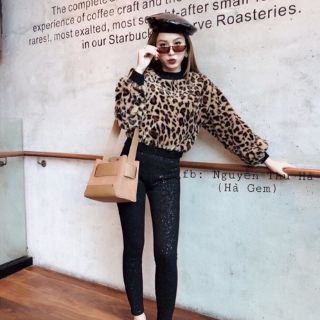 quần legging, legging nhũ