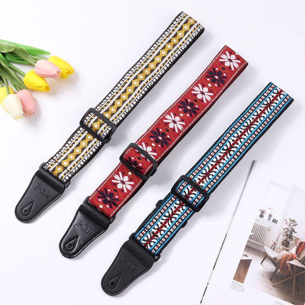 Wttle Dây Đeo Đàn Guitar Nhiều Kiểu Dáng Có Thể Điều Chỉnh Dành Cho Trẻ Em Và Người Lớn