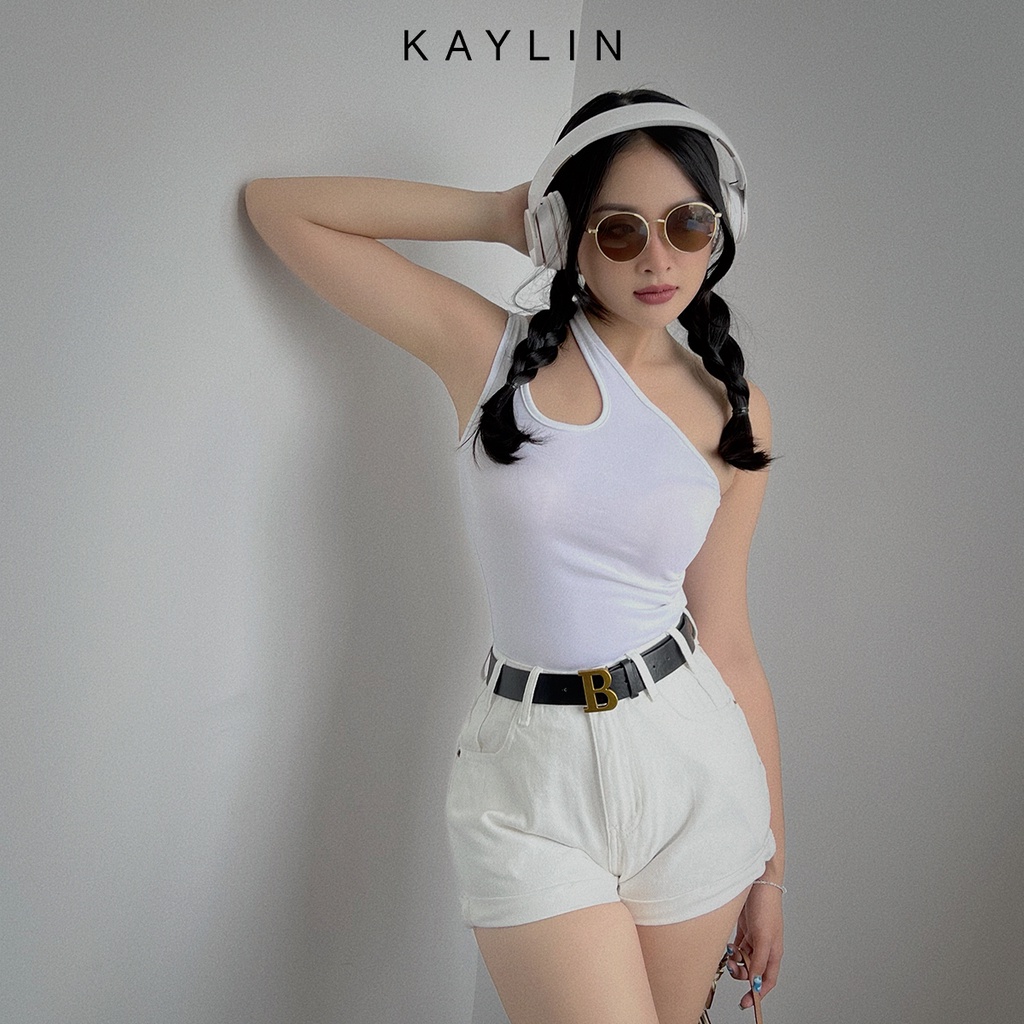 Áo thun nữ kiểu khoét vai phong cách KAYLIN - N1761