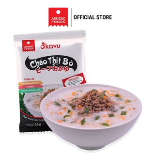 Combo 10 gói cháo thịt bò Asuzac (36g x 10 gói)
