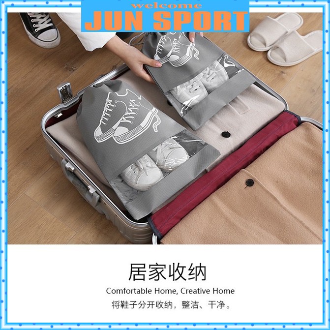 Túi Đựng Giày Đa Năng Jun Sport Chống Bụi Bẩn Size To 41x31cm