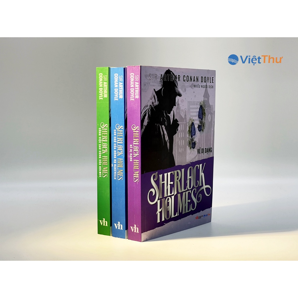 Sách - Combo 3 Tập Sherlock Holmes - Kẻ Dị Dạng - Con Chó Của Dòng Họ BAKEVELLE - Công Việc Sau Cùng Của HOLMS
