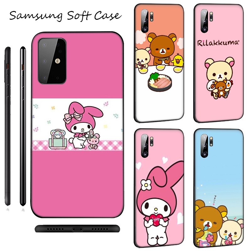 Samsung Galaxy A9 A8 A7 A6 Plus A8+ A6+ 2018 A5 A3 2016 2017 Casing phone Soft Case QL45 Rilakkuma Bears