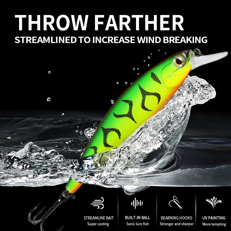 Mồi Giả Câu Cá Bằng Vonfram 95mm 14.8g 65mm 6g