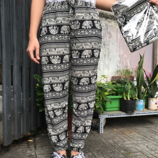 Quần lanh dài thổ cẩm 40-55kg quần nữ ống suông hoặc bo gấu pikakids