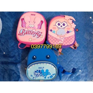 [NEW 2021] ba lô cho bé yêu hình cá heo dễ thương - Balo UEK Fullbox