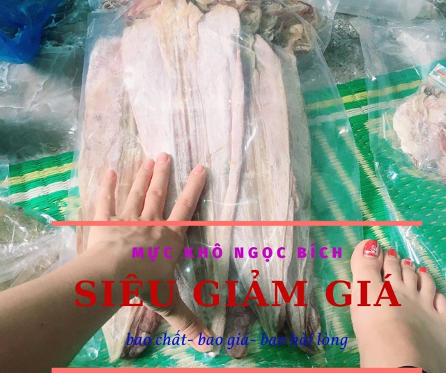 [Mã GROSALE2703 giảm 8% đơn 250K] 500gr mực khô sịn size lớn (10con/kg) | BigBuy360 - bigbuy360.vn