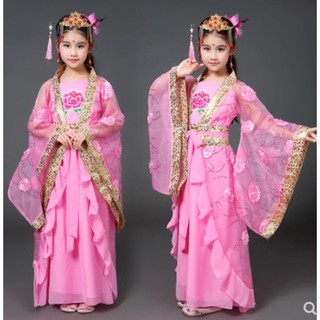 Bộ cổ trang cho bé gái xinh xắn nè, hàng có sẵn
