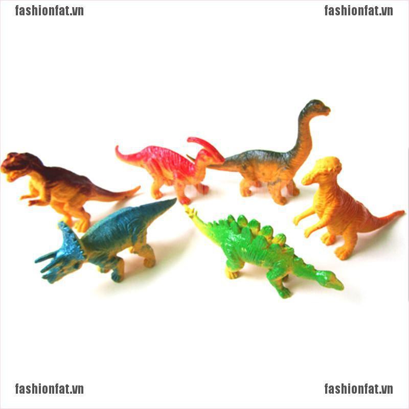 Set 6 mô hình khủng long nhiều kích cỡ bằng nhựa