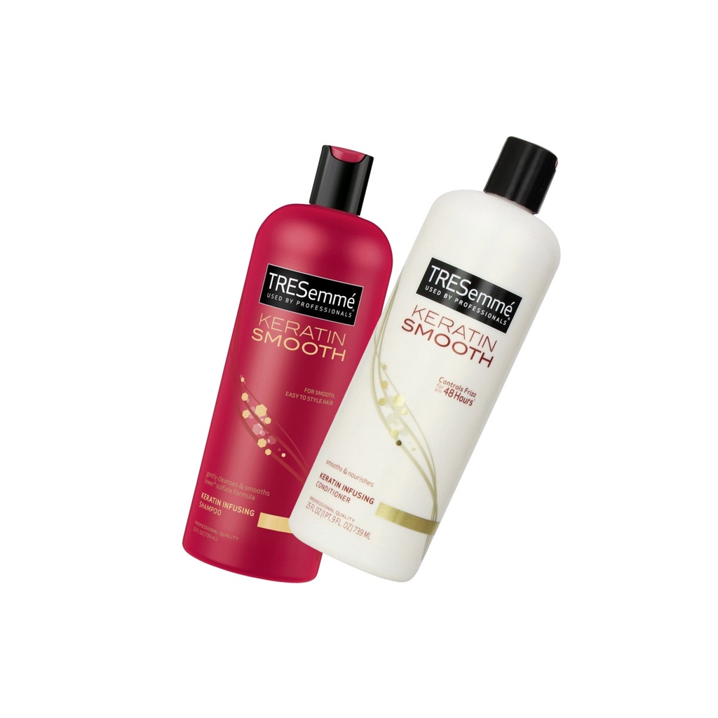 Dầu xả chuyên nghiệp giúp mượt tóc Tresemme Expert Selection Keratin Smooth Conditioner 739ml (Mỹ)