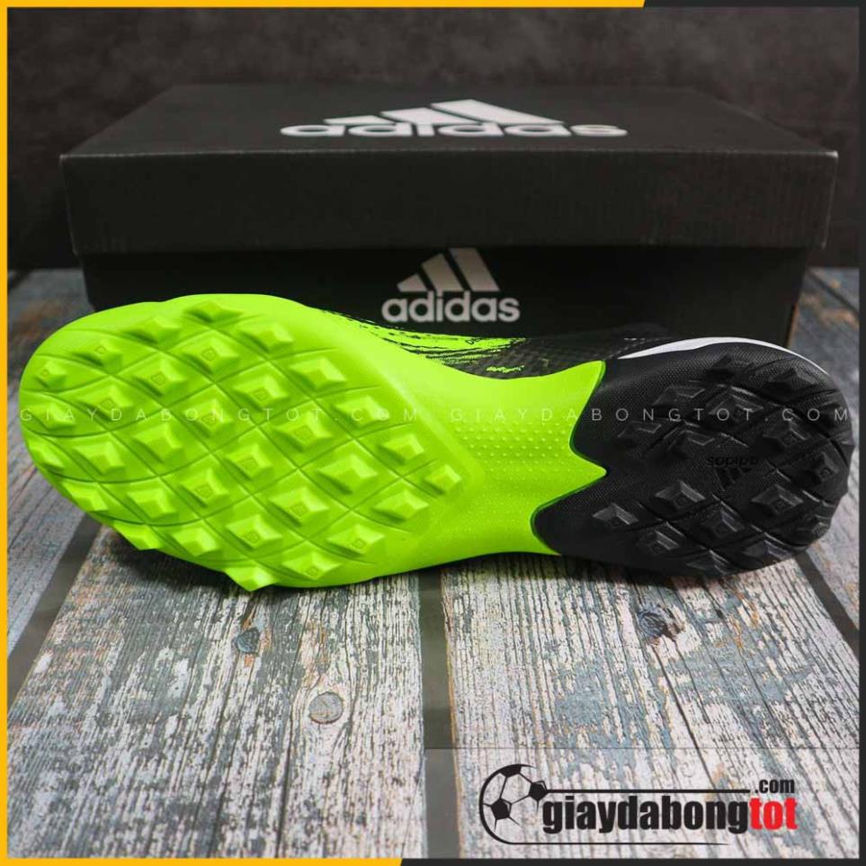 Giày đá bóng không dây Predator 20.3 TF xanh lá đen | Bản cổ cao chất lượng, Giá rẻ nhất k