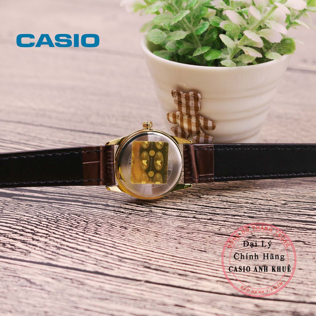 Đồng hồ nữ Casio LTP-V001GL-1BUDF dây da