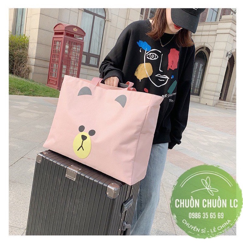 Túi gấu dễ thương đi du lịch, đi học, đi tập, đi chơi