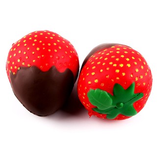 Đồ chơi Squishy dâu tây chậm tăng siêu mềm